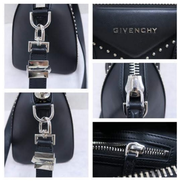 SOLD Givenchy Small Studded Black Antigona - Picture 6 of 8